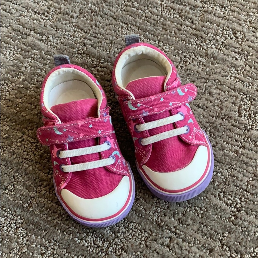 See Kai Run Star Pink Toddler Sneakers | 6